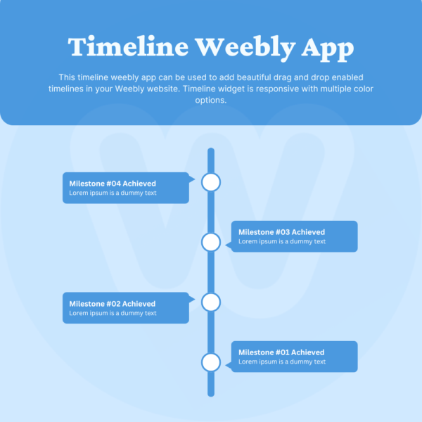 Timeline Weebly App