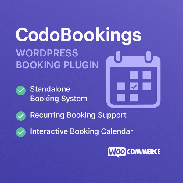 codobookings wordpress booking management system