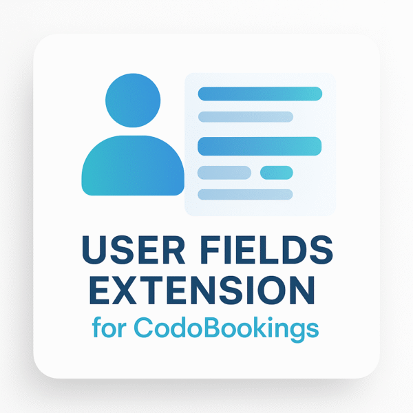 User Fields Extension for CodoBookings Plugin
