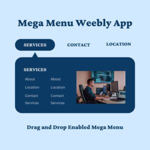 Mega Menu Weebly App