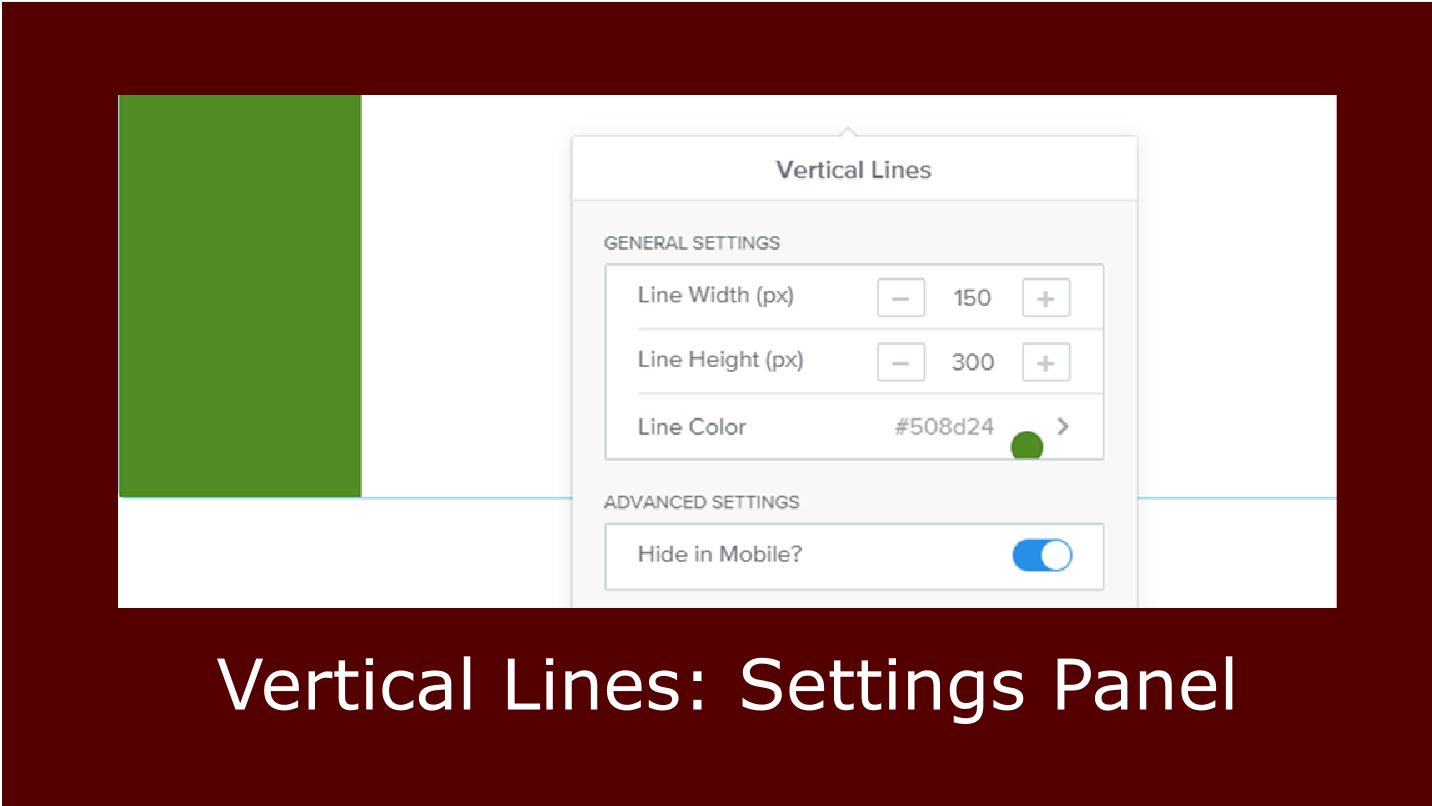 Vertical Lines &mdash; multiple vertical dividers used to separate three-column layout on a Weebly website