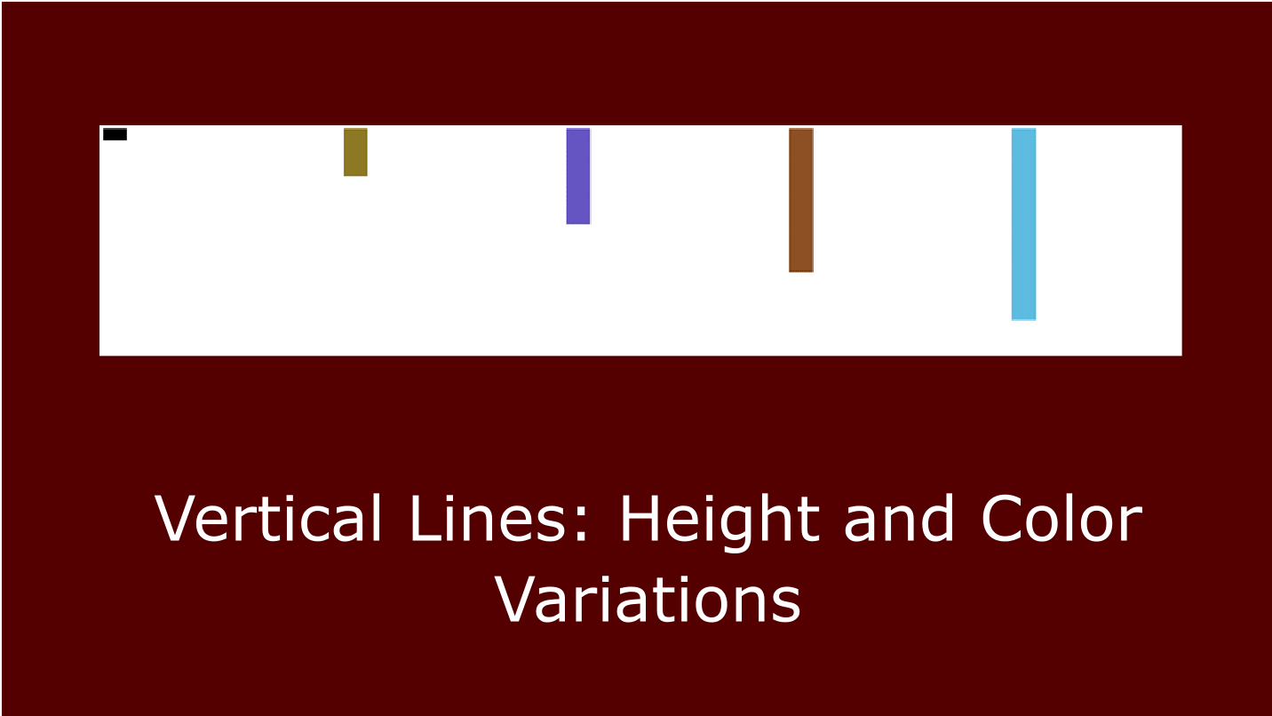 Vertical Lines &mdash; coloured vertical separator with adjusted height and width settings in Weebly column layout