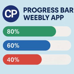 Progress Bar Weebly App