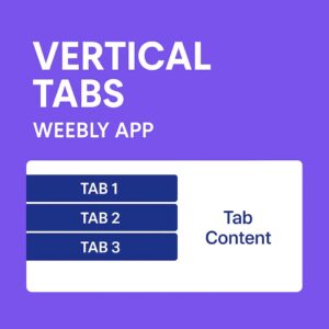 Vertical Tabs Weebly App